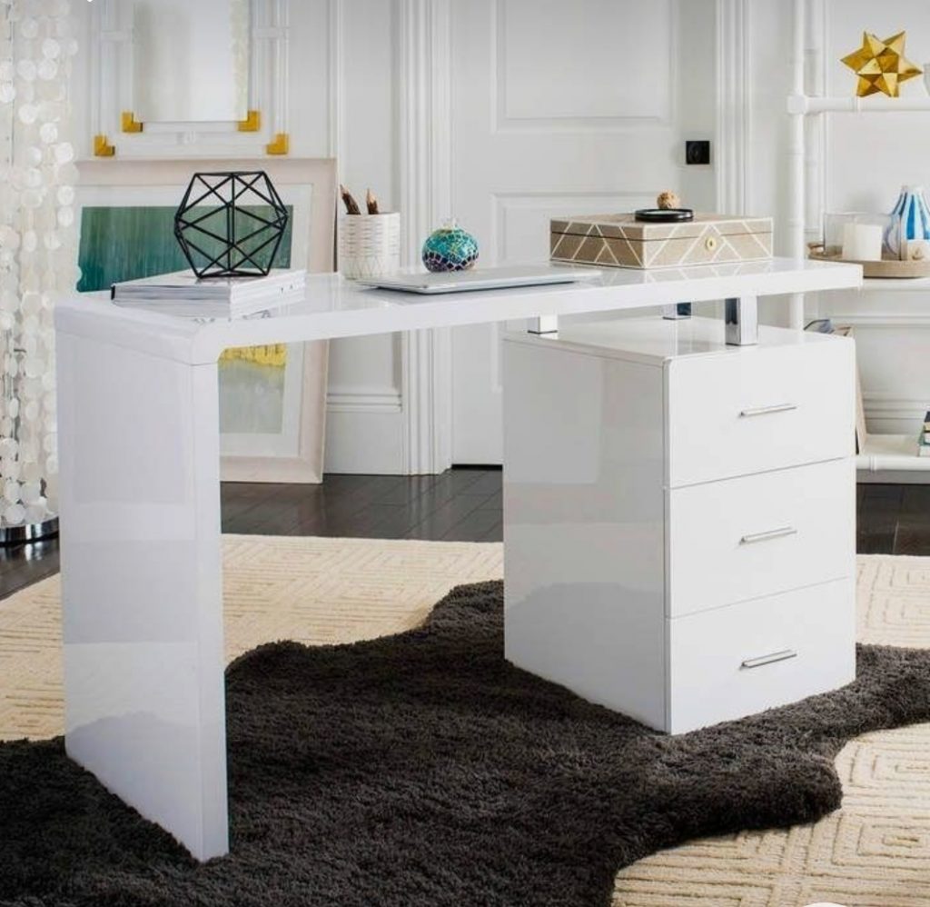 meja kantor minimalis modern
